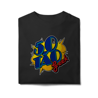 Nome do produtoCamiseta 50Tao Geek Comic Logo V2 - Oversized