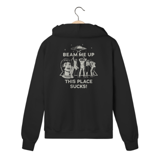 Nome do produtoMoletom Stranger Things Beam Me Up - Zíper