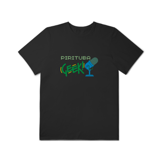 Nome do produtoCamiseta Geek Pirituba Oficial Logo - Plus Size