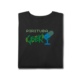 Nome do produtoCamiseta Geek Pirituba Oficial Logo - Plus Size