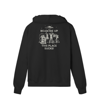 Nome do produtoMoletom Stranger Things Beam Me Up - Zíper