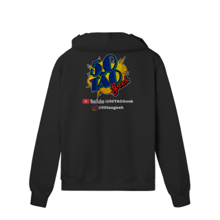 Nome do produtoMoletom 50Tao Geek - Siga a Franquia Zíper