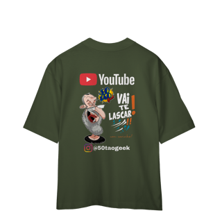 Nome do produtoCamiseta 50Tao Geek - Vai Te Lascar Oficial Oversized