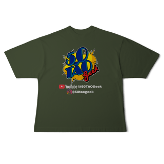 Nome do produtoCamiseta 50Tao Geek - Siga a Franquia Oversized