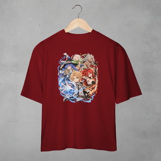 Camiseta Mushoku Tensei - Bate Papo com a Cintia - Oversized