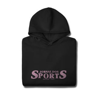 Nome do produto MOLETOM PRETO JORNAL DOS SPORTS