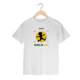 CAMISA INFANTIL RUMO AO HEXA JORNAL DOS SPORTS
