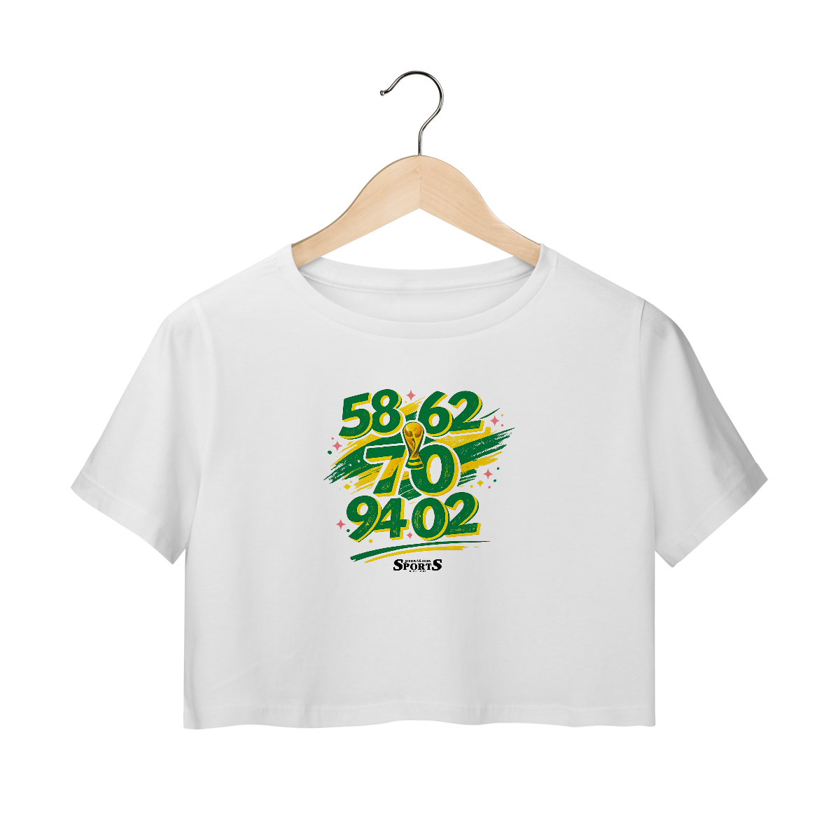 Nome do produto: CROPPED BRASIL 58 - 62 - 70 - 94 - 02