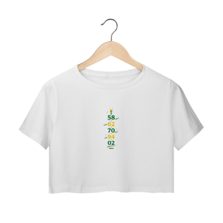 Nome do produto CROPPED BRASIL ANOS CAMPEÃO MINIMALISTA
