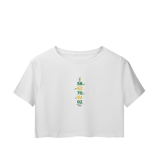 Nome do produto CROPPED BRASIL ANOS CAMPEÃO MINIMALISTA