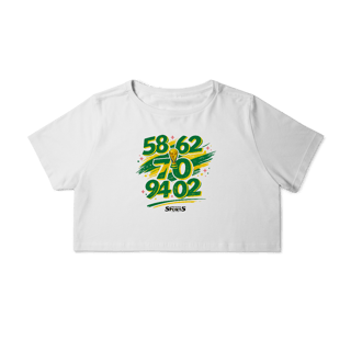 Nome do produto CROPPED BRASIL 58 - 62 - 70 - 94 - 02
