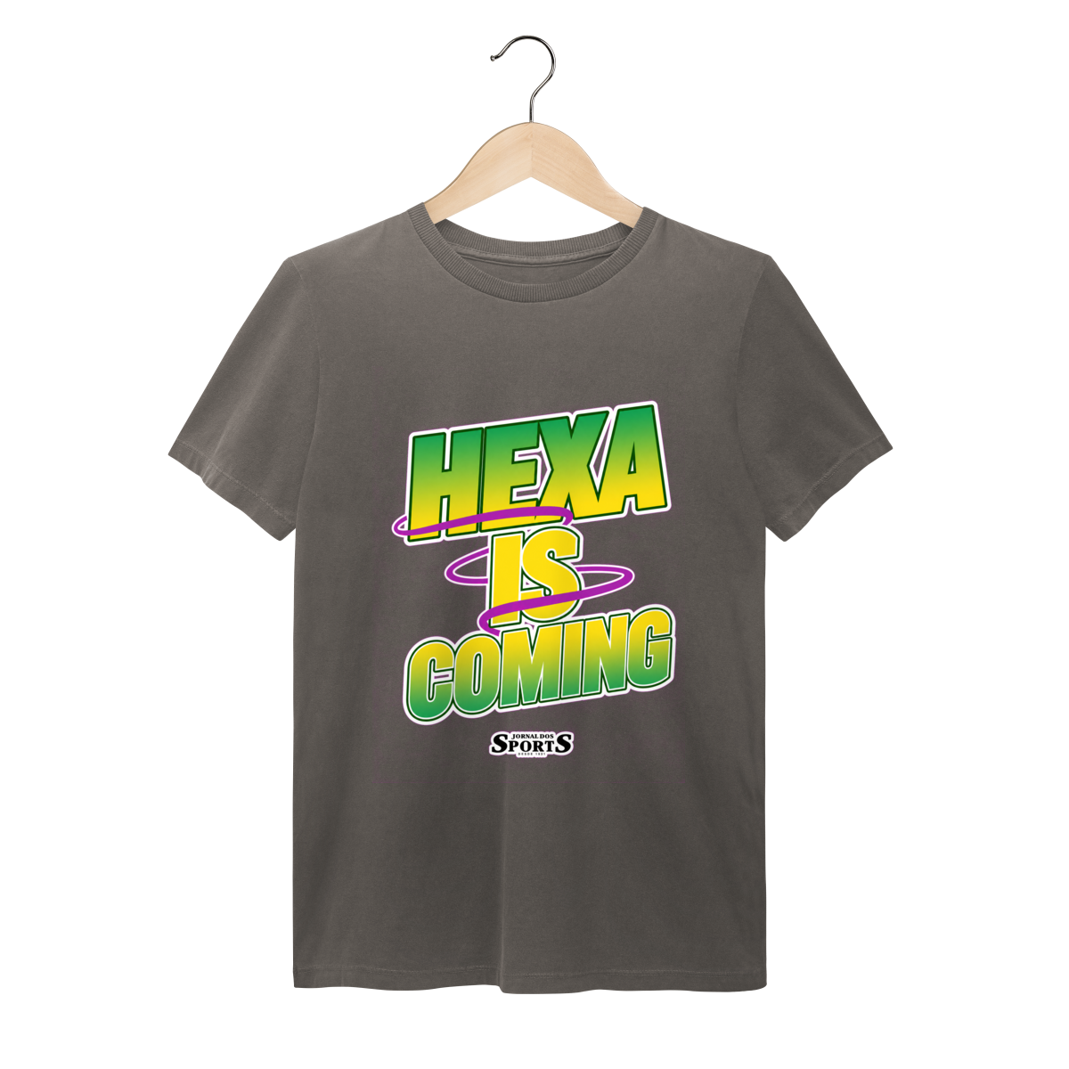 Nome do produto: CAMISA JORNAL DOS SPORTS ‘HEXA IS COMING’