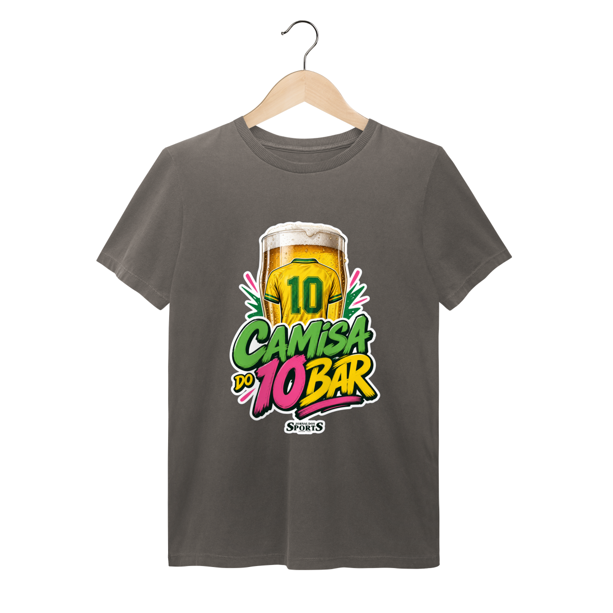 Nome do produto: ESTAMPA CAMISA 10 DO BAR JORNAL DOS SPORTS