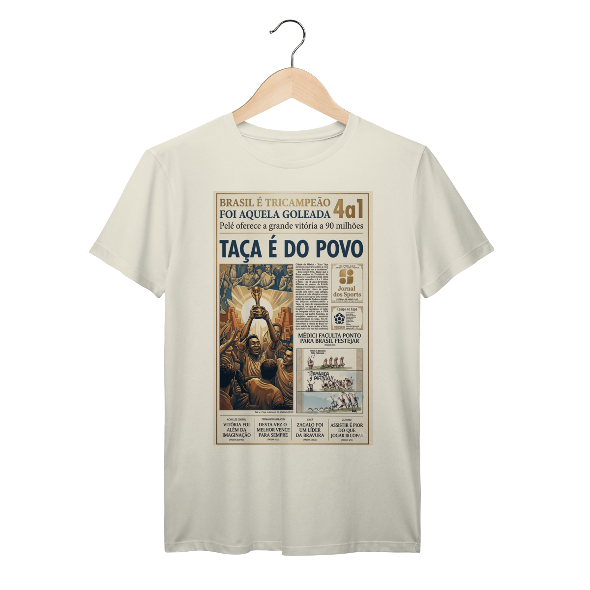 Nome do produto: BRASIL TRICAMPEÃO DO MUNDO - 1970