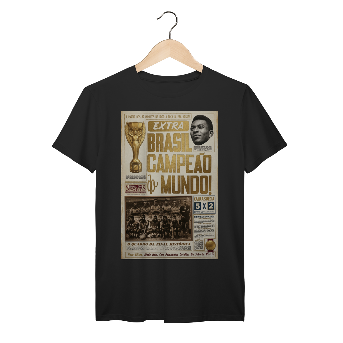 Nome do produto: BRASIL CAMPEÃO MUNDIAL DE 1958