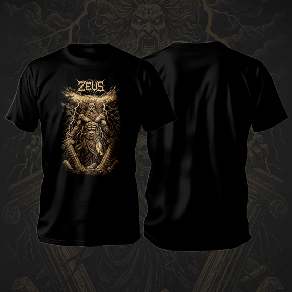Camiseta Zeus - O Trono das tempestades