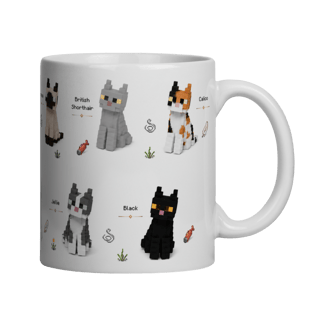 Nome do produto Caneca Gato Minecraft