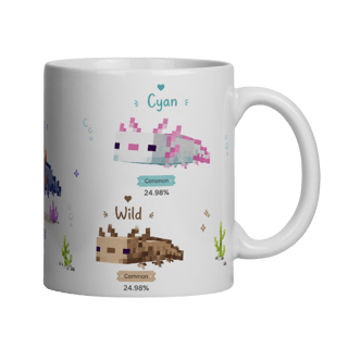 Nome do produto Caneca Axolote Minecraft