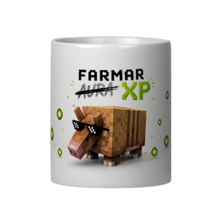 Nome do produto Caneca FARMAR XP Minecraft