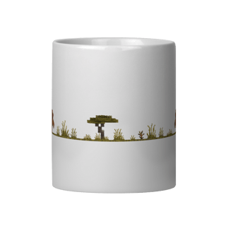 Nome do produto Caneca Tatu Minecraft