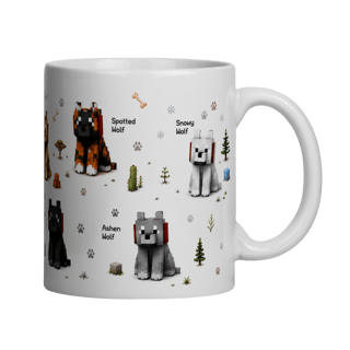 Nome do produto Caneca Lobo Minecraft