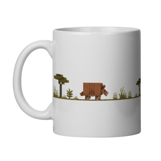 Nome do produto Caneca Tatu Minecraft