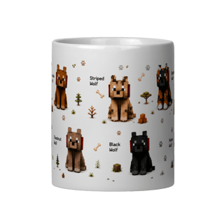 Nome do produto Caneca Lobo Minecraft