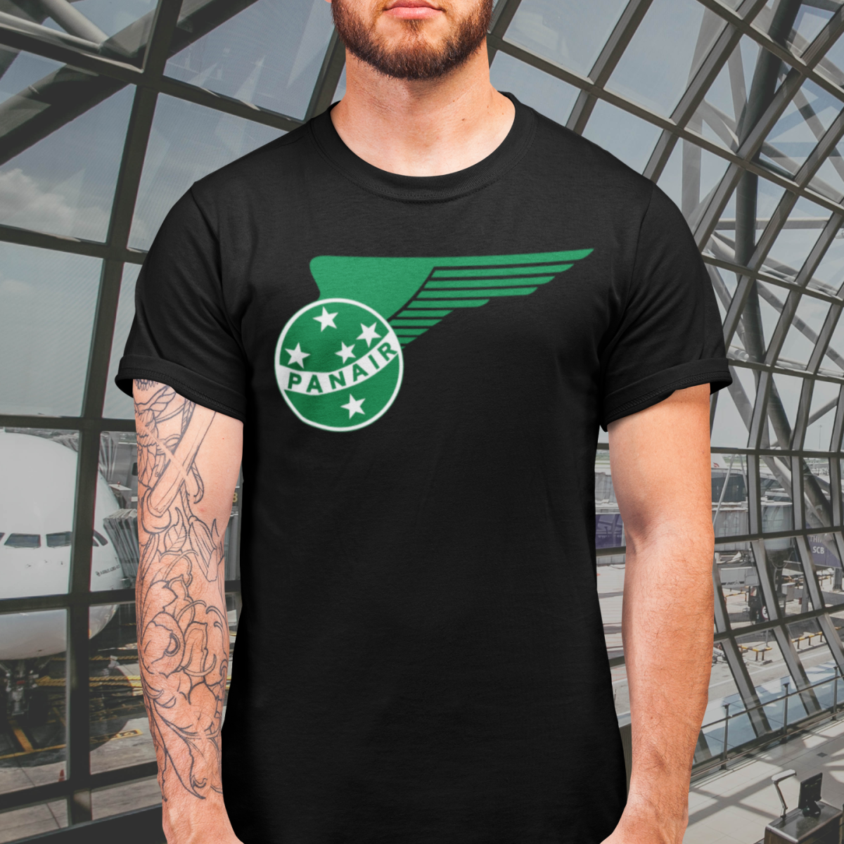 Nome do produto: Camiseta Panair | Retrô da Aviação Brasileira