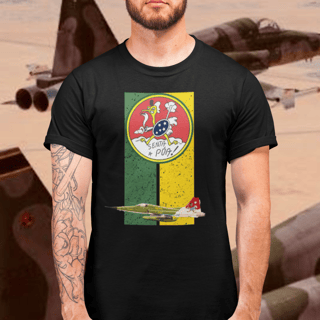 Nome do produto Camiseta 1º GAV Senta a Pua | Caça F-5 da FAB