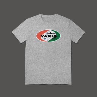 Nome do produto Camiseta  Varig Logo Antigo - Coleção Linhas Aéreas Clássicas