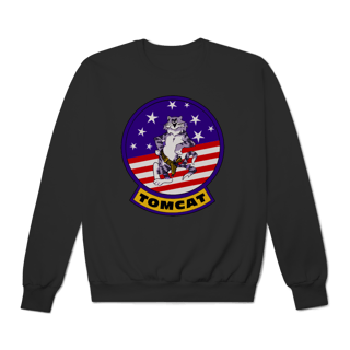 Nome do produto Moletom F-14 Tomcat Vintage | Aviação Militar Naval | Unissex