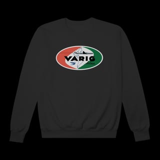 Nome do produto Moletom Varig Vintage Gola Careca - Blusa de Frio Retrô Aviação