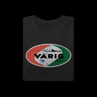 Nome do produto Camiseta  Varig Logo Antigo - Coleção Linhas Aéreas Clássicas