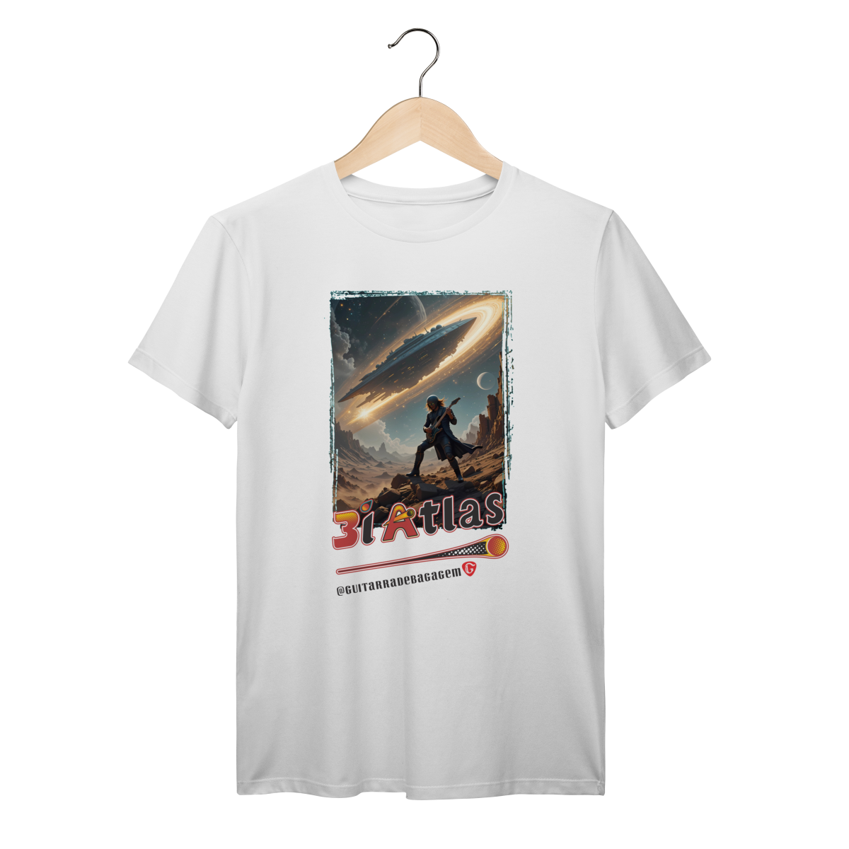 Nome do produto: Camiseta Prime 3I ATLAS Rock de outro Mundo