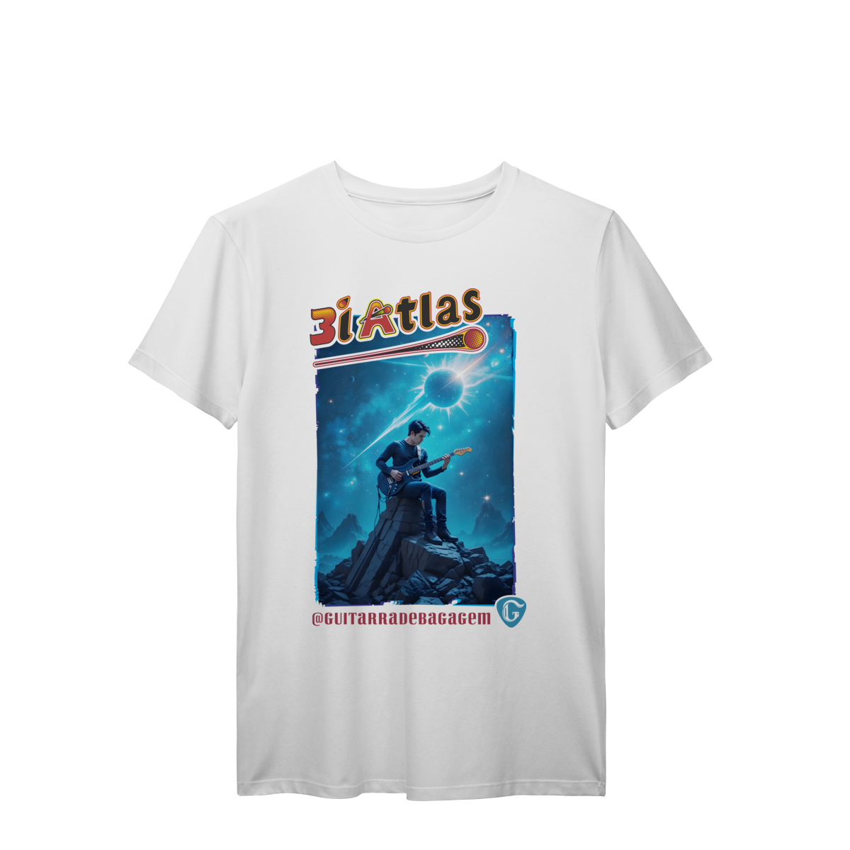 Nome do produto: Camiseta Prime 3I Atlas na Luz da Bossa Nova