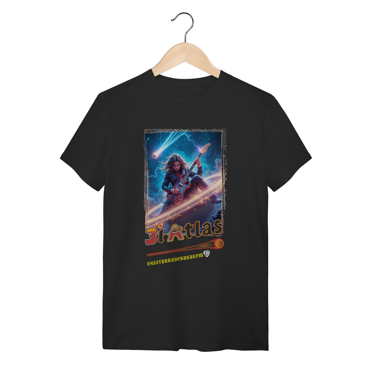 Nome do produto: Camiseta Quality Guitar Man 3I Atlas ROCK