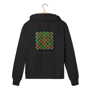 Nome do produtoMoletom Prime com Zíper Mandalas do Universo x Baobá Ink