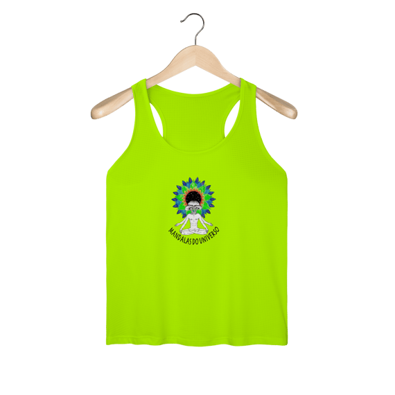 Regata Feminina Sport Dry UV Mandalas do Universo x Baobá Ink