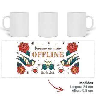 Nome do produtoCaneca Mágica “Offline” — Baobá Ink