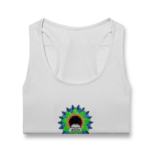 Nome do produtoRegata Feminina Sport Dry UV Mandalas do Universo x Baobá Ink