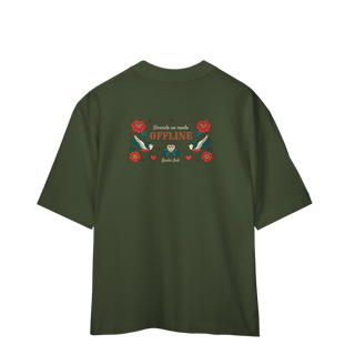 Nome do produtoCamiseta Oversized “Offline”