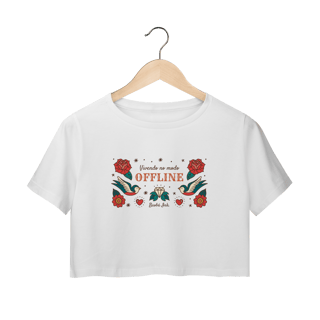 Nome do produtoCamisa Cropped “Offline”