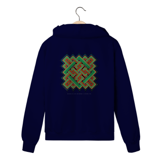Nome do produtoMoletom Prime com Zíper Mandalas do Universo x Baobá Ink