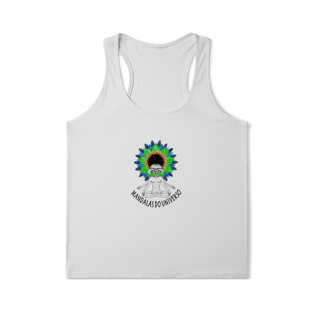 Nome do produtoRegata Feminina Sport Dry UV Mandalas do Universo x Baobá Ink