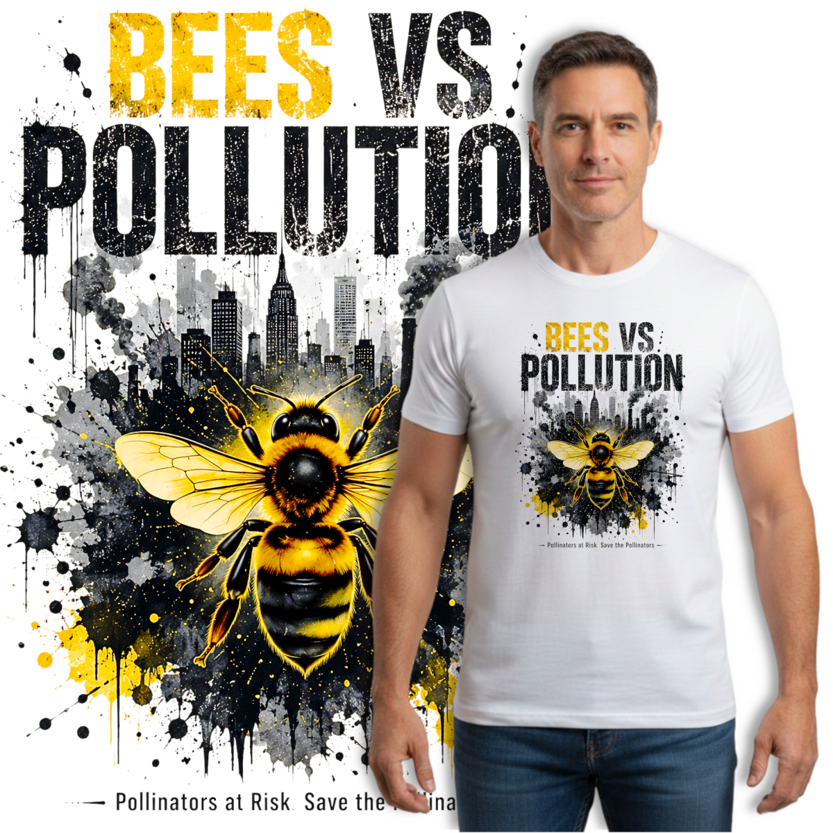Nome do produto: Abelha vs Poluição