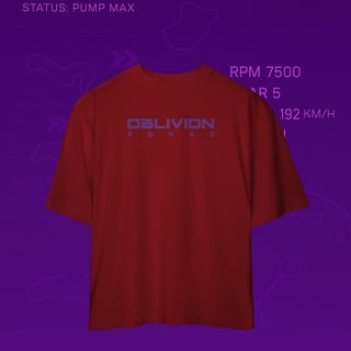 Nome do produto Oversized - RPM: Full Throttle