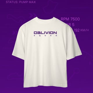 Nome do produto Oversized - RPM: Full Throttle