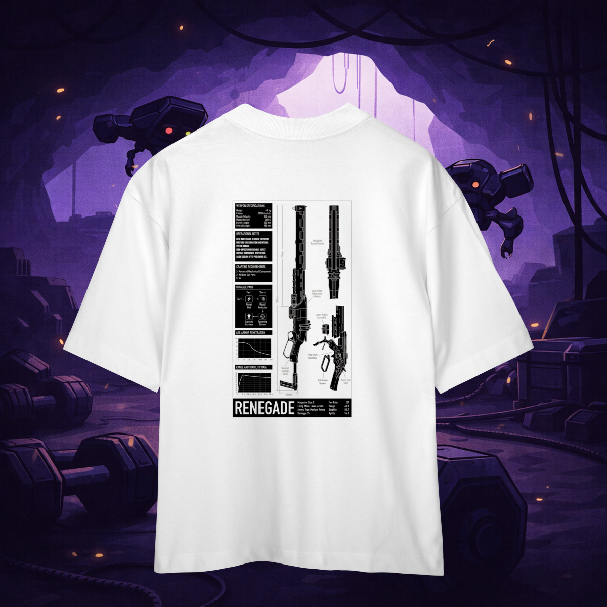 Nome do produto: Oversized Prime - Renegade BluePrint