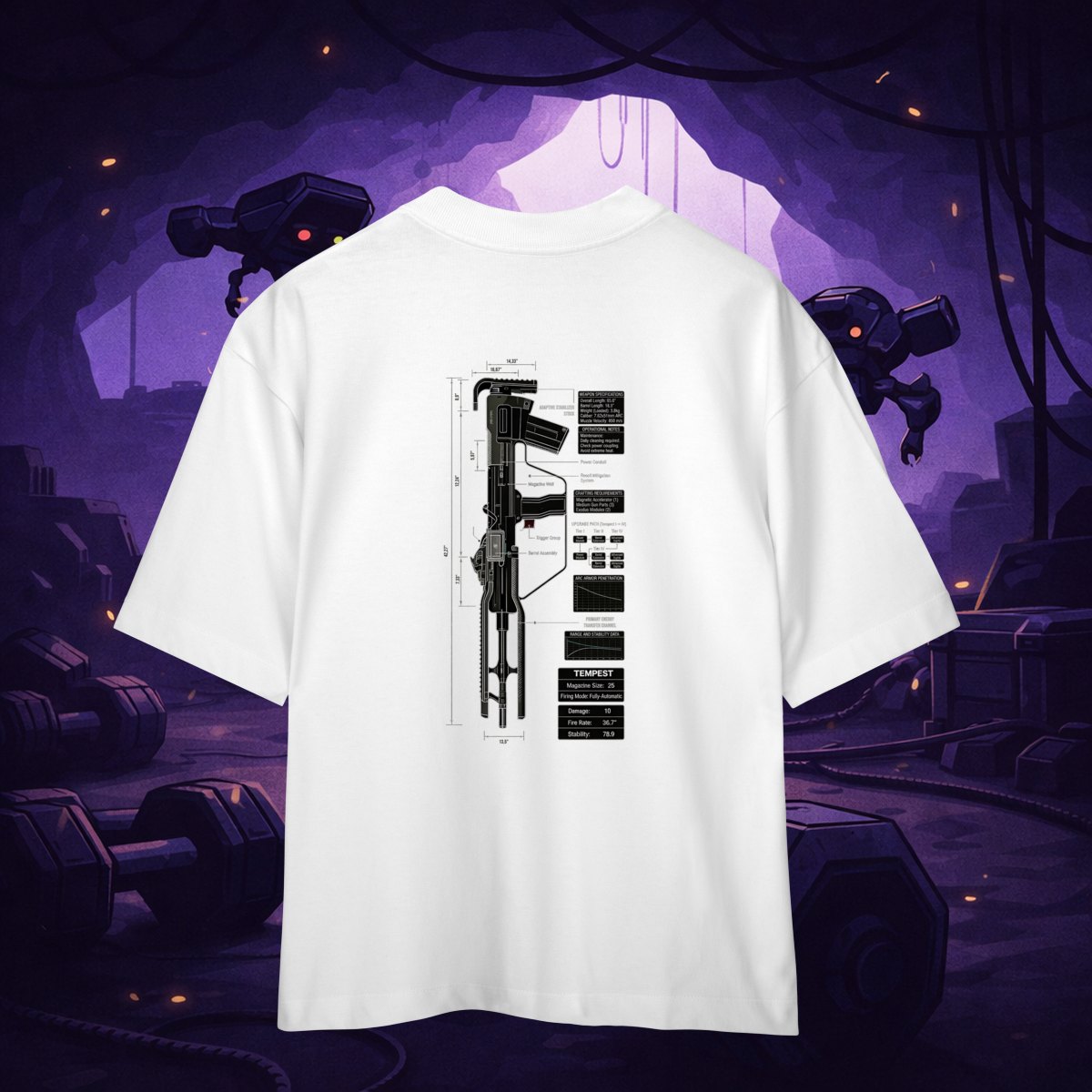 Nome do produto: Oversized Prime - Tempest BluePrint