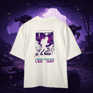 Nome do produto Oversized Prime - Raiders never miss legday